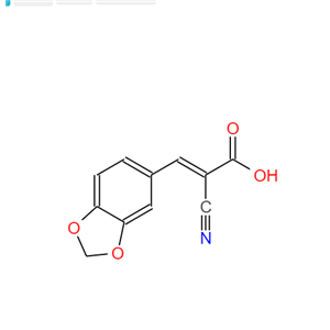 3-(1,3-苯并二氧杂环戊烯-5-YL)-2-氰基丙烯酸