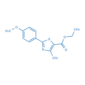 Ethyl 4-methyl-2-(4-methoxyphenyl)thiazole-5-carboxylate