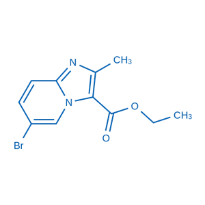 6-溴-2-甲基咪唑并[1,2-a]吡啶-3-羧酸乙酯,Ethyl 6-bromo-2-methylimidazo[1,2-a]pyridine-3-carboxylate