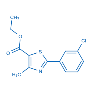 Ethyl 4-methyl-2-(3-chlorophenyl)thiazole-5-carboxylate