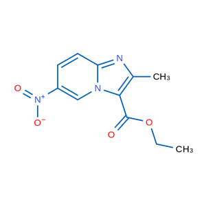 Ethyl 2-methyl-6-nitroimidazo[1,2-a]pyridine-3-carboxylate,Ethyl 2-methyl-6-nitroimidazo[1,2-a]pyridine-3-carboxylate