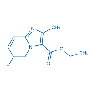 ETHYL 6-FLUORO-2-METHYLIMIDAZO[1,2-A]PYRIDINE-3-CARBOXYLATE