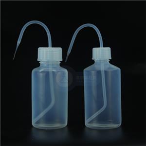 FEP洗瓶300ml大小口耐强酸碱透明氟四六清洗瓶