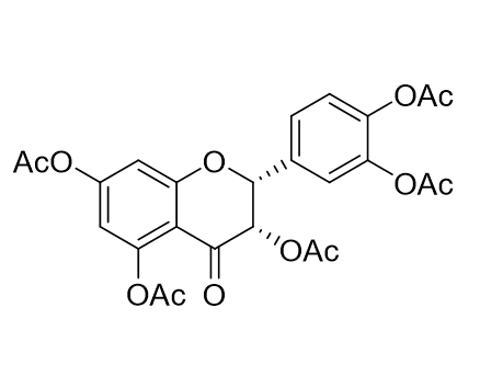 乙酰基-(2R,3S)-二氢槲皮素,Pentaacetate epitaxifolin