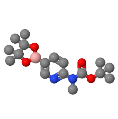 6-(BOC-甲氨基)嘧啶-3-硼酸频哪醇酯,TERT-BUTYL N-METHYL-N-[5-(4,4,5,5-TETRAMETHYL-[1,3,2]DIOXABOROLAN-2-YL)PYRIDIN-2-YL]CARBAMATE