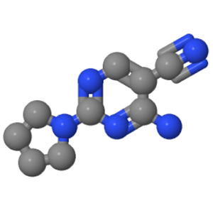 4-氨基-2-(1-吡咯烷)-5-嘧啶甲腈,4-AMINO-2-(1-PYRROLIDINYL)-5-PYRIMIDINECARBONITRILE