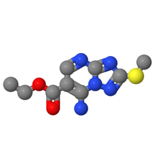 7-氨基-2-甲基硫代噻唑嘧啶-6-羧酸乙酯；90559-98-1