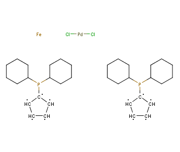 [1,1'-双(二环己基膦)二茂铁]二氯化钯,Dichloro[1,1'-bis(dicyclohexylphosphino)ferrocene]palladium(II)