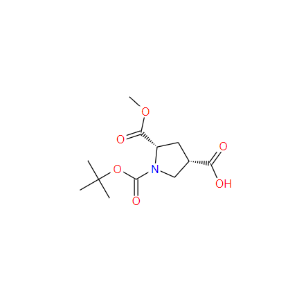 VELPATASVIR 中间体,(3S,5S)-1-(tert-butoxy carbonyl)-5-(methoxy carbonyl)pyrrolidine-3 -carboxylic acid