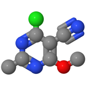 2-甲基-4-氯-6-甲氧基嘧啶,4-CHLORO-6-METHOXY-2-METHYLPYRIMIDINE-5-CARBONITRILE