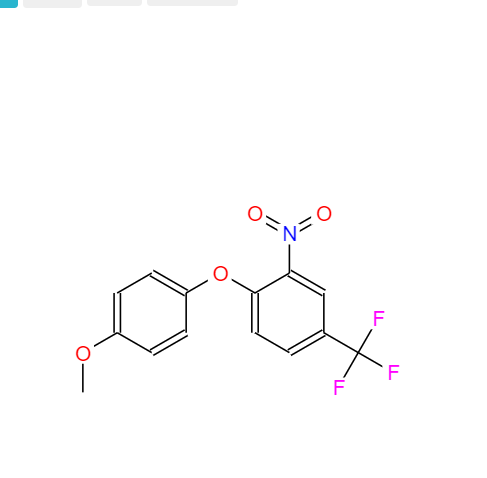 4-(4-甲氧基苯氧基)-3-硝基三氟甲苯,4-(4-METHOXYPHENOXY)-3-NITROBENZOTRIFLUORIDE