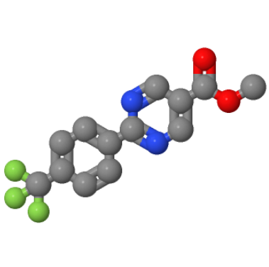 2-[4-(三氟甲基)苯基]-5-嘧啶羧酸甲酯,2-(4-TRIFLUOROMETHYLPHENYL)PYRIMIDINE-5-CARBOXYLIC ACID METHYL ESTER