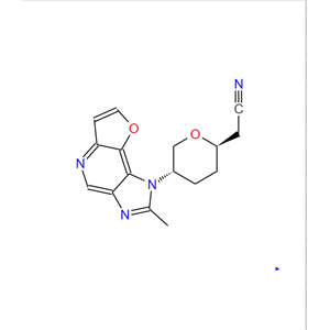 （2R，5S）-四氢-5-（2-甲基-1H-呋喃并[3,2-b]咪唑并[4,5-d]吡啶-1-基）-2H-吡喃-2-乙腈