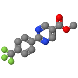 2-[4-(三氟甲基)苯基]-5-嘧啶羧酸甲酯；871251-66-0