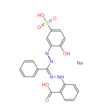 邻[2-（2-羟基-5-磺基苯偶氮）亚苄基]肼基苯甲酸单钠盐,ZINCON