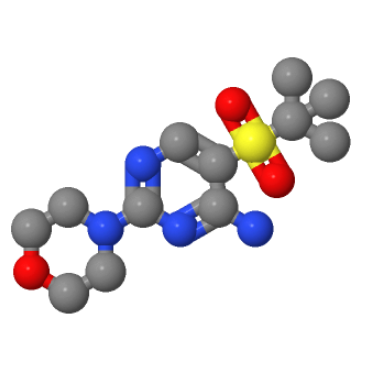 5-(叔丁基磺酰基)-2-嗎啉嘧啶-2-胺,5-(TERT-BUTYLSULFONYL)-2-MORPHOLINOPYRIMIDIN-4-AMINE