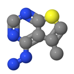 4-肼基-5-甲基噻吩基嘧啶,4-HYDRAZINO-5-METHYLTHIENO[2,3-D]PYRIMIDINE