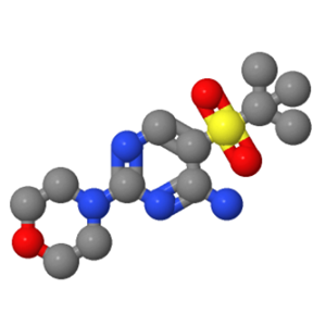 5-(叔丁基磺酰基)-2-吗啉嘧啶-2-胺；175202-11-6