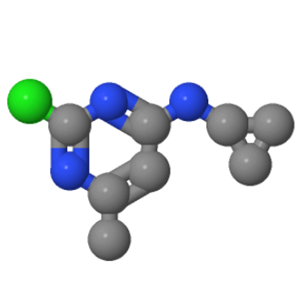 2-氯-N-环丙基-6-甲基-4-嘧啶胺；1250038-98-2