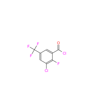 3-氯-2-氟-5-(三氟甲基)苯甲酰氯,3-CHLORO-2-FLUORO-5-(TRIFLUOROMETHYL)BENZOYL CHLORIDE