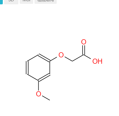 3-甲氧基苯氧基乙酸,3-METHOXYPHENOXYACETIC ACID