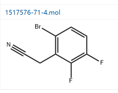 2-(6-溴-2,3-二氟苯基)乙腈,Benzeneacetonitrile, 6-bromo-2,3-difluoro-