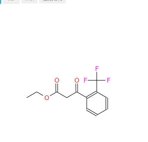 (2-三氟甲基苯甲酰)乙酸乙酯,3-OXO-3-(2-TRIFLUOROMETHYLPHENYL)PROPIONIC ACID ETHYL ESTER