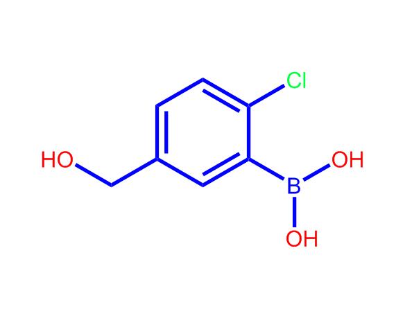 (2-氯-5-(羟甲基)苯基)硼酸,(2-Chloro-5-(hydroxymethyl)phenyl)boronicacid