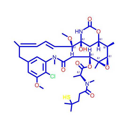N2'-去乙酰基-N2'-(4-巯基-4-甲基-1-氧代戊基)-美登素,N2'-deacetyl-n2'-(4-Mercapto-4-Methyl-1-oxopentyl)-6-MethylMaytansine