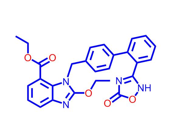 1-[[2'-(2,5-二氢-5-氧代-1,2,4-恶二唑-3-基)联苯-4-基]甲基]-2-乙氧基-1H-苯并咪唑-7-羧酸乙酯,Ethyl2-ethoxy-1-((2'-(5-oxo-2,5-dihydro-1,2,4-oxadiazol-3-yl)-[1,1'-biphenyl]-4-yl)methyl)-1H-benzo[d]imidazole-7-carboxylate
