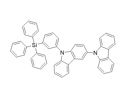 9-[3-(三苯基甲硅烷基)苯基]-3,9'-BI-9H-咔唑,3,9'-Bi-9H-carbazole, 9-[3-(triphenylsilyl)phenyl]-