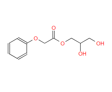 Acetic acid, 2-phenoxy-, 2,3-dihydroxypropyl ester,Acetic acid, 2-phenoxy-, 2,3-dihydroxypropyl ester