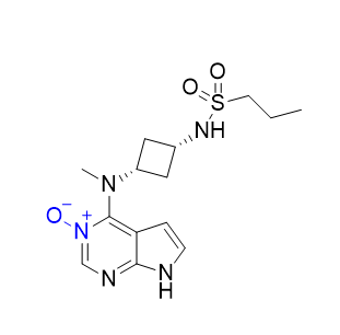 阿布昔替尼杂质19,4-(methyl(cis-3-(propylsulfonamido)cyclobutyl)amino)-7H-pyrrolo[2,3-d]pyrimidine 3-oxide
