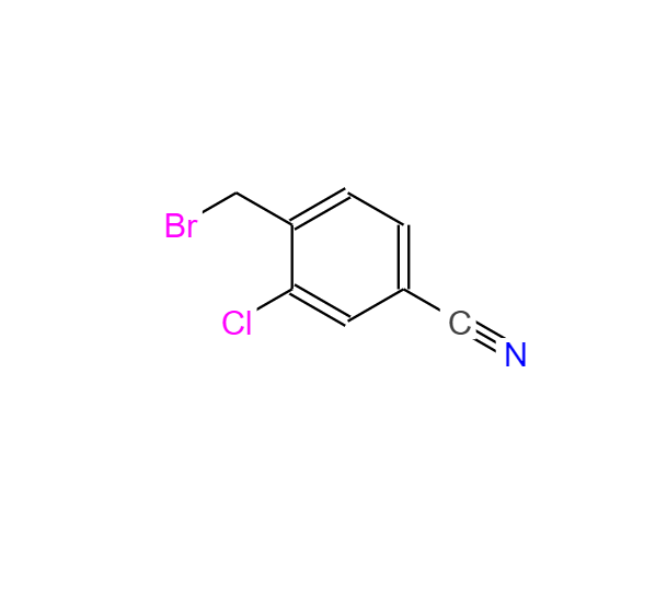4-溴甲基-3-氯苯腈,4-(bromomethyl)-3-chlorobenzonitrile