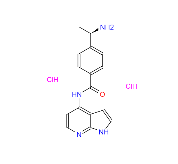 (R)-4-(1-氨基乙基)-N-(1H-吡咯[2,3-b]吡啶-4-基)苯甲酰胺二鹽酸鹽,(R)-4-(1-Aminoethyl)-N-(1H-pyrrolo[2,3-b]pyridin-4-yl)benzamide dihydrochloride