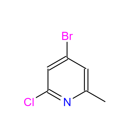 4-溴-2-氯-6-甲基吡啶,4-bromo-2-chloro-6-methylpyridine