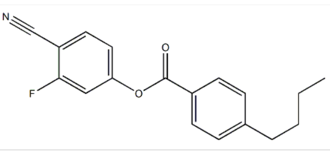 丁基苯甲酸对3-氟4-氰基苯酚酯,Butyl benzoic acid p-3-fluoro-4-cyanophenol ester