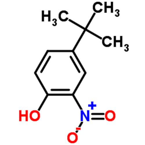 邻硝基对叔丁基苯酚,4-(tert-Butyl)-2-nitrophenol