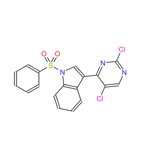 3-(2,5二氯嘧啶-4-基)-1-苯磺酰基吲哚,1-(benzenesulfonyl)-3-(2,5-dichloropyriMidin-4-yl)-1H-indole