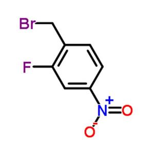 2-氟-4-硝基溴苄,1-(BROMOMETHYL)-2-FLUORO-4-NITROBENZENE,1-(Bromomethyl)-2-fluoro-4-nitrobenzene