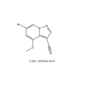  6-溴-4-甲氧基吡唑并[1,5-A]吡啶-3-甲腈