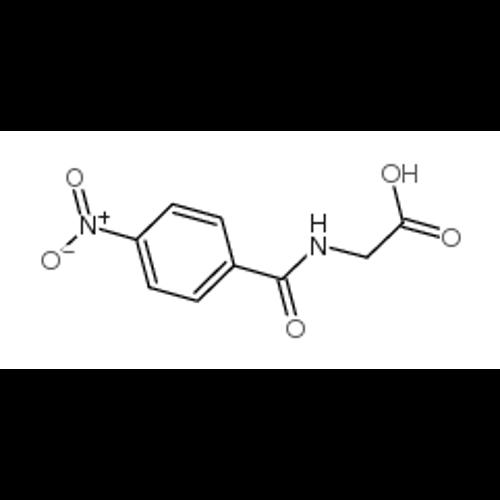 4-硝基马尿酸,N-4-nitrobenzoylglycine