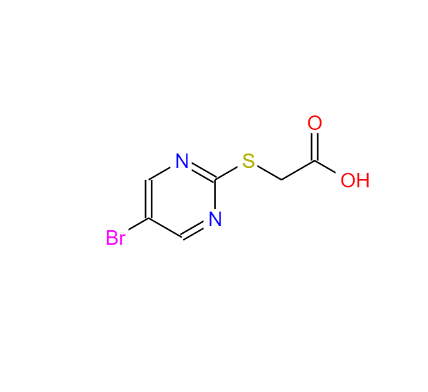 [(5-溴-2-嘧啶)硫代]乙酸,((5-BROMOPYRIMIDIN-2-YL)THIO)ACETIC ACID