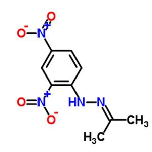 丙酮2,4-二硝基苯腙,2-Propanone,2-(2,4-dinitrophenyl)hydrazone,Acetone 2,4-(dinitrophenyl)hydrazone