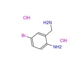 2-(氨基甲基)-4-溴苯胺二鹽酸鹽,Benzenemethanamine, 2-amino-5-bromo-, hydrochloride (1:2)