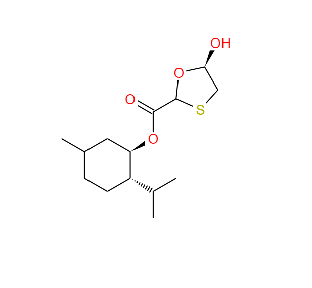 恩曲他濱雜質(zhì)4,(1r,2s,5r)-2-Isopropyl-5-Methylcyclohexyl-5-Hydroxy-1,3oxathiolane-2-Carboxylate