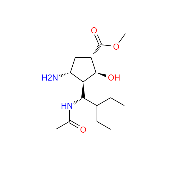 （1s，2s，3r，4r）-3-（（r）-1-乙酰氨基-2-乙基丁基）-4-氨基-2-羥基環(huán)戊烷羧酸甲酯,(1S,2S,3R,4R)-Methyl 3-((R)-1-acetaMido-2-ethylbutyl)-4-aMino-2-hydroxycyclopentanecarboxylate