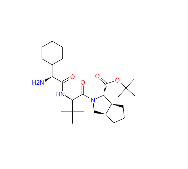 (1S,3AR,6AS)-2-[(2S)-2-[[(2S)-2-氨基-2-环己基乙酰]氨基]-3,3-二甲基-1-氧代丁基]八氢环戊烯并[C]吡咯-1-羧酸叔丁酯,(1S,3aR,6aS)-2-[(2S)-2-[[(2S)-2-Amino-2-cyclohexylacetyl]amino]-3,3-dimethyl-1-oxobutyl]octahydrocyclopenta[c]pyrrole-1-carboxylic acid tert-butyl ester