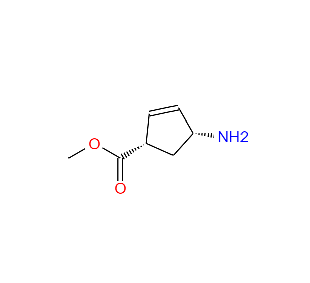 (-)(1S,4R)4-氨基-环戊-2-烯基甲酸甲酯,Methyl (1S,4R)-4-Amino-2-Cyclopentene-1-Carboxylate