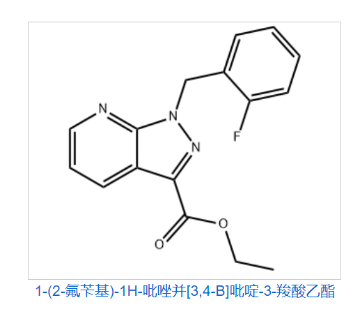 1-(2-氟苄基)-1H-吡唑并[3,4-B]吡啶-3-羧酸乙酯,1-(2-fluorobenzyl)-1H-pyrazolo[3,4-b]pyridine-3-carboxylic acid ethyl ester